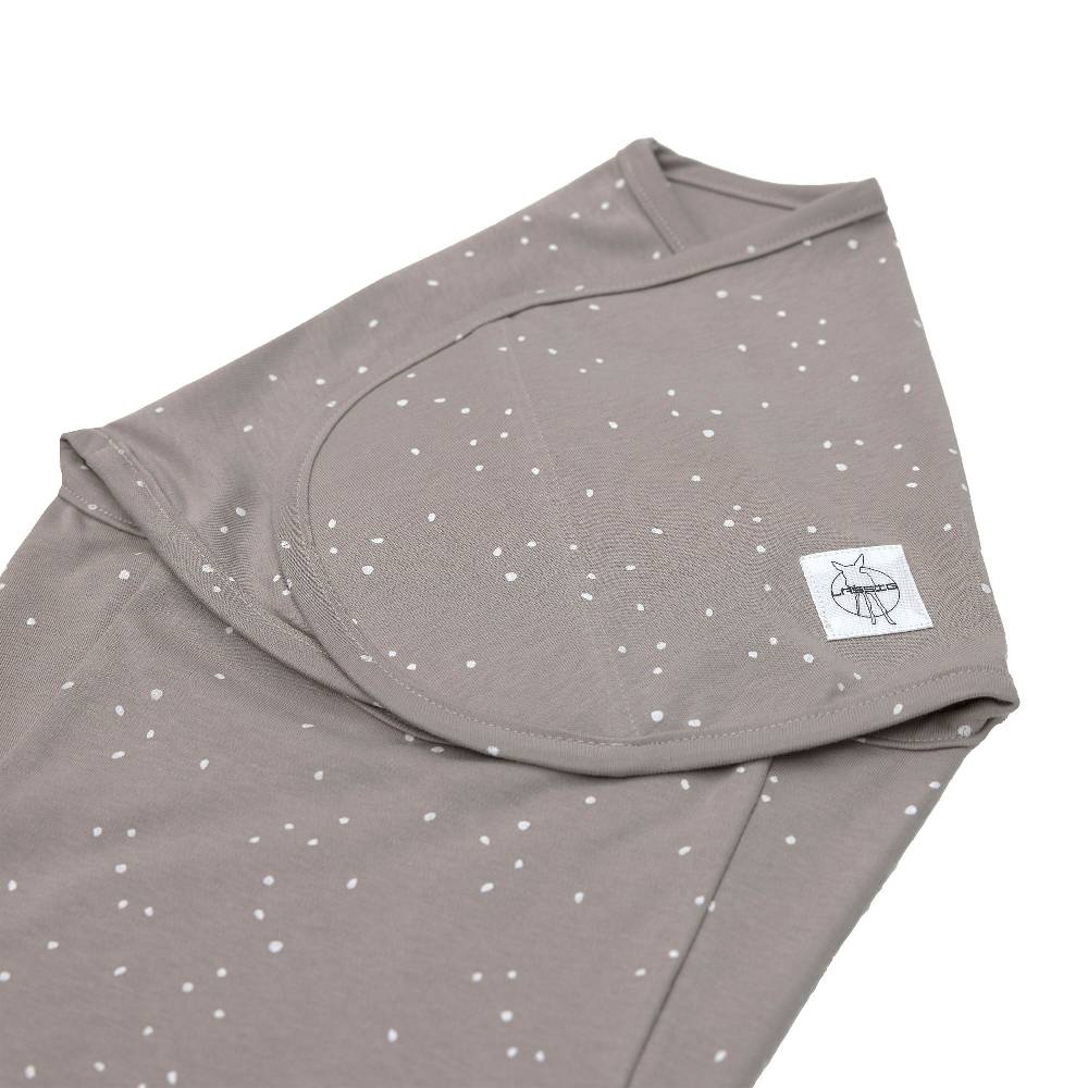 Lässig Pucksack - Bio Baumwolle, Sprinkle Taupe, Grau Wochenangebot