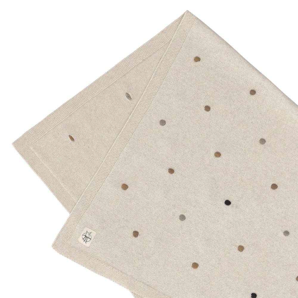 Lässig Babydecke - Bio Baumwolle, Dots Nature Zeitbegrenzte Promotion