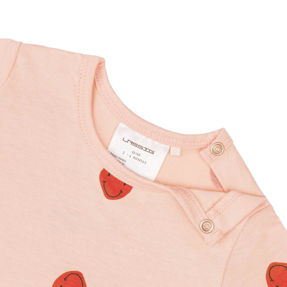 Lässig Baby Jumpsuit - Bio Baumwolle, Herzen, Rosa Nur für heute