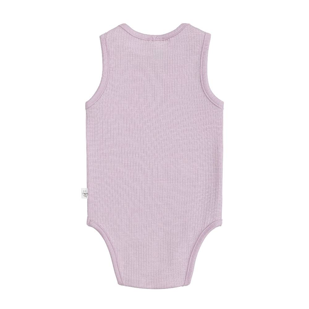 Lässig Baby Body - Ärmellos gerippt, Lila 2025