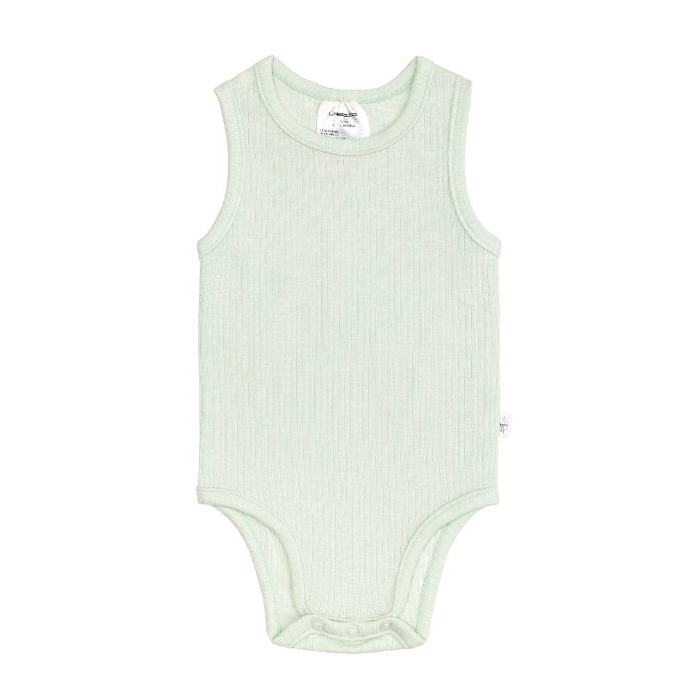 Lässig Baby Body - Ärmellos gerippt, Mint Online