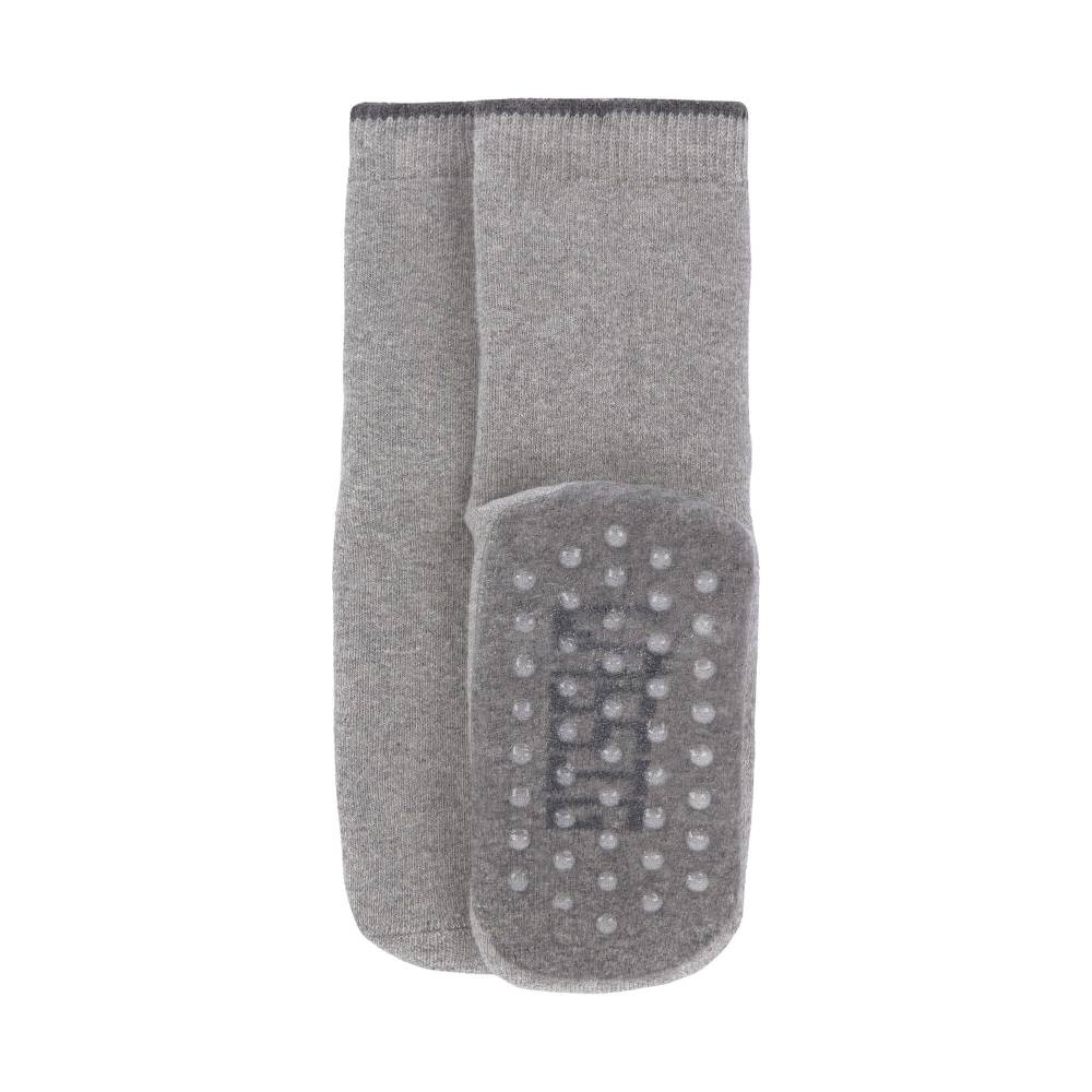 Lässig Kinder Antirutsch-Socken (2er-Set), Grau Beige im Angebot
