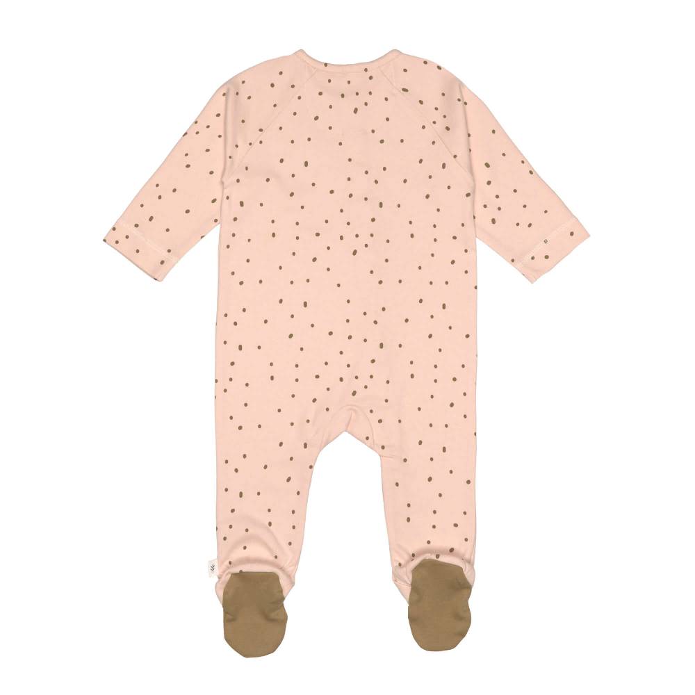 Lässig Baby Schlafanzug mit Füßen - Bio Baumwolle, Rosa Black Friday