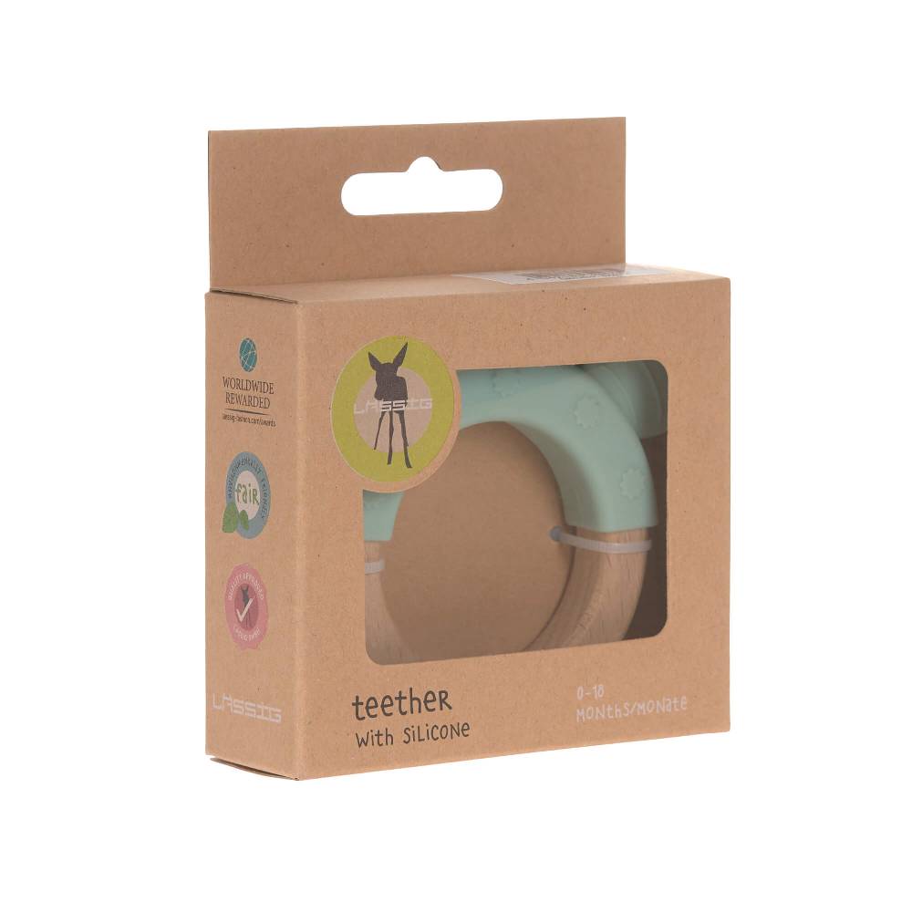 Lässig Greifling mit Beißhilfe - Teether Ring, Little Chums Dog Muttertagsangebot