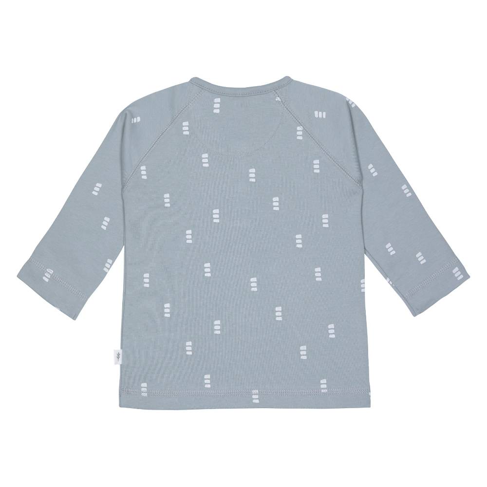Lässig Baby Langarmshirts - Bio Baumwolle, Blocks, Hellblau Valentinstagsangebot