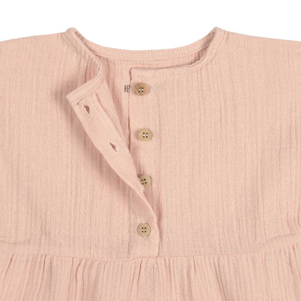 Lässig Kinderkleid - Bio Baumwolle, Rosa Neueste Mode