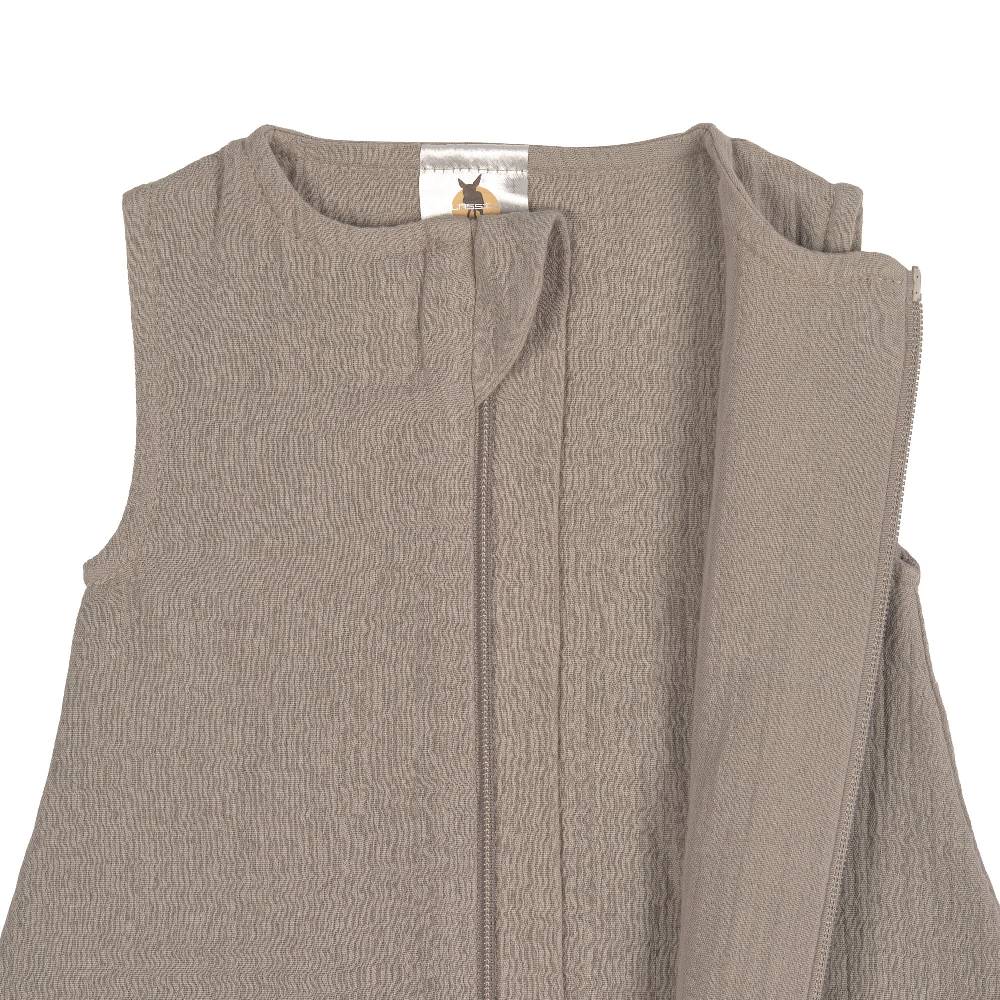 Lässig Baby Sommerschlafsack Tog 1 - Bio Baumwolle, Taupe, Grau Saisonale Angebote