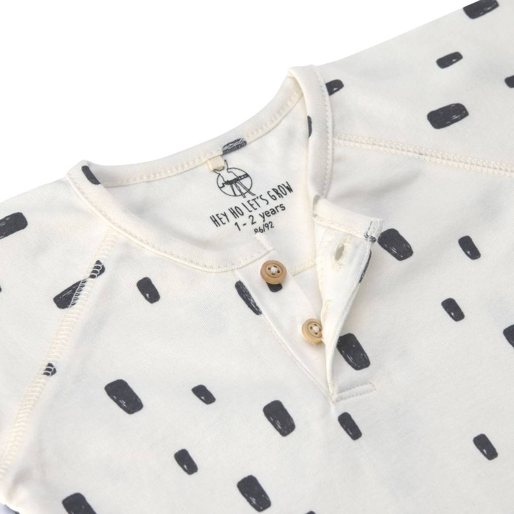 Lässig Baby Langarmshirts - Bio Baumwolle, Bricks, Milky Super Sparpreis