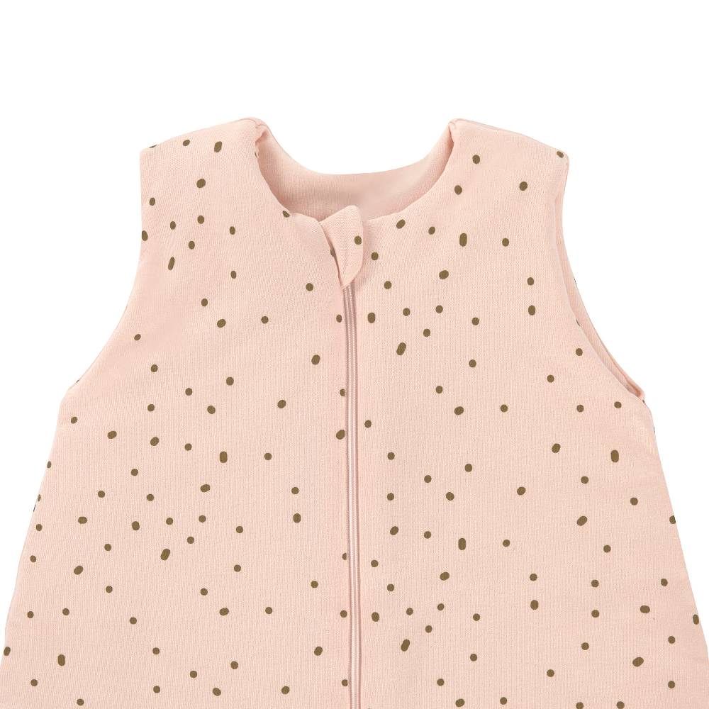 Lässig Kinder Schlafoverall 2,5 TOG, Dots, Rosa Letzter Tag