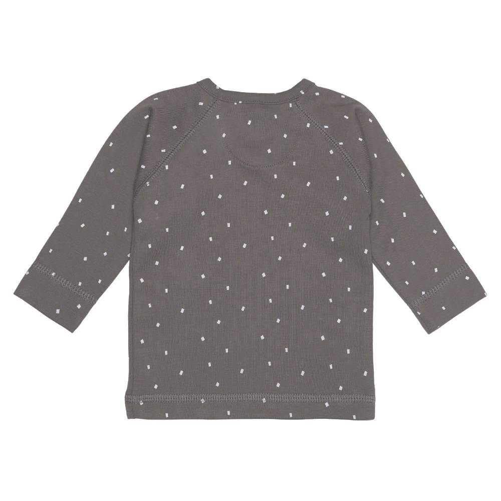 Lässig Baby Wickelshirt - Bio Baumwolle, Spots, Anthrazit Discount Store für neue Produkte