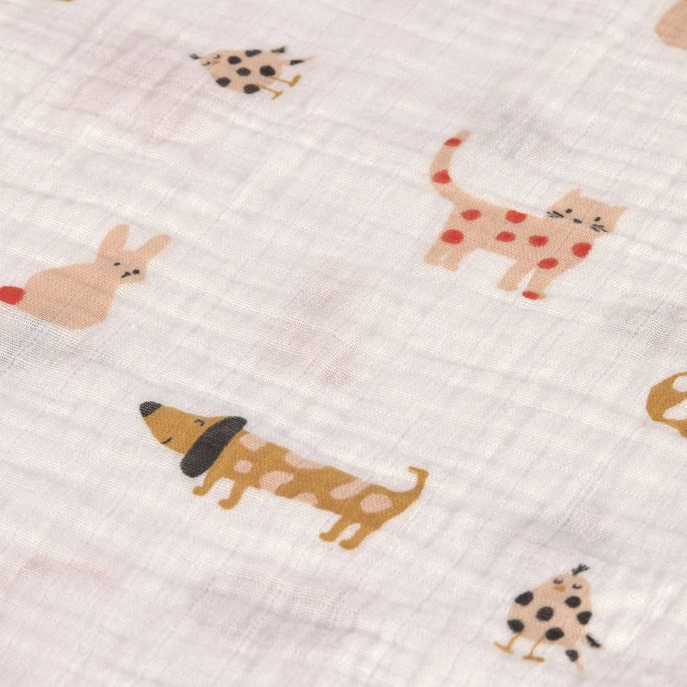 Lässig Mulltücher 3er Set 85 x 85 cm - Little Mateys, Spicy Orange Nur noch ein Tag übrig