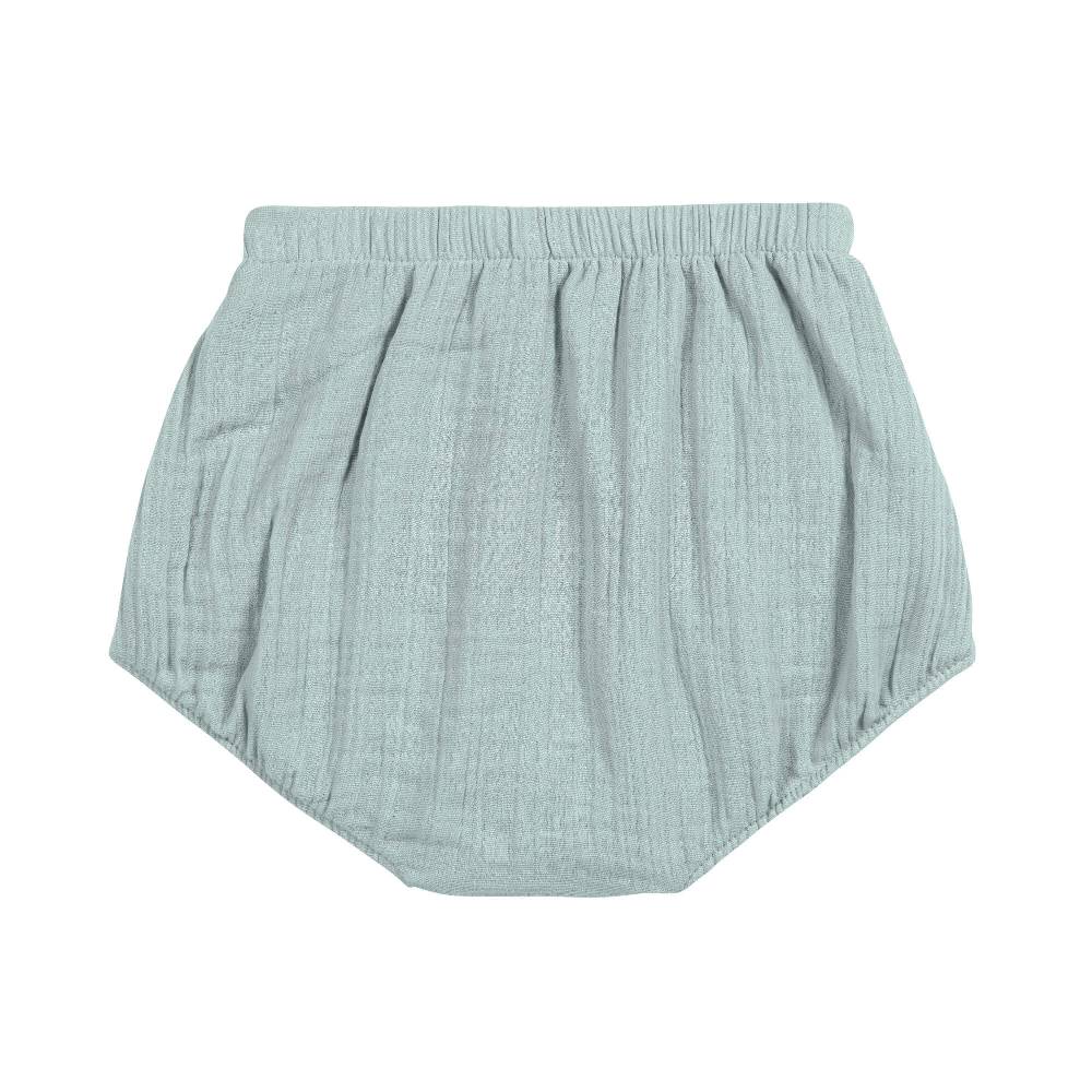 Lässig Musselin Baby Hose - Bio Baumwolle, Silbergrau Schlussverkauf