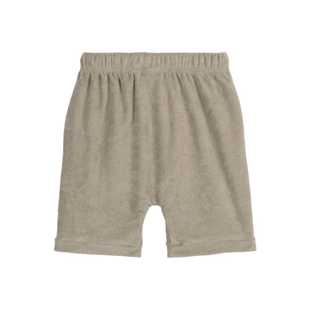 Lässig Frottee Shorts Kinder, Oliv Fabrik Onlineshop