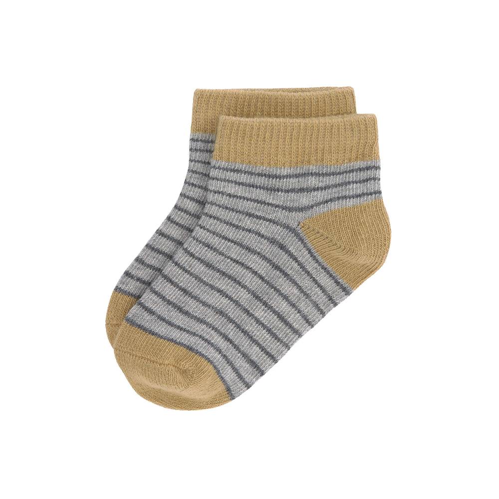 Lässig Kinder Sneaker Socken (3er-Set), Curry Günstig kaufen