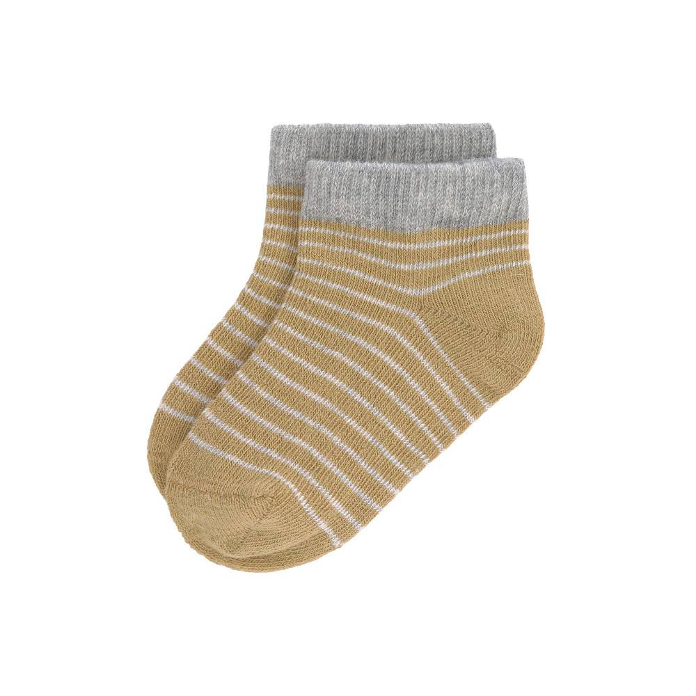 Lässig Kinder Sneaker Socken (3er-Set), Curry Günstig kaufen