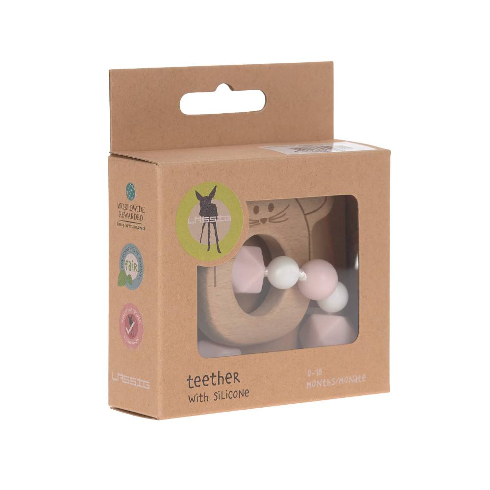 Lässig Greifling mit Beißhilfe - Teether Bracelet, Little Chums Mouse Preisnachlass