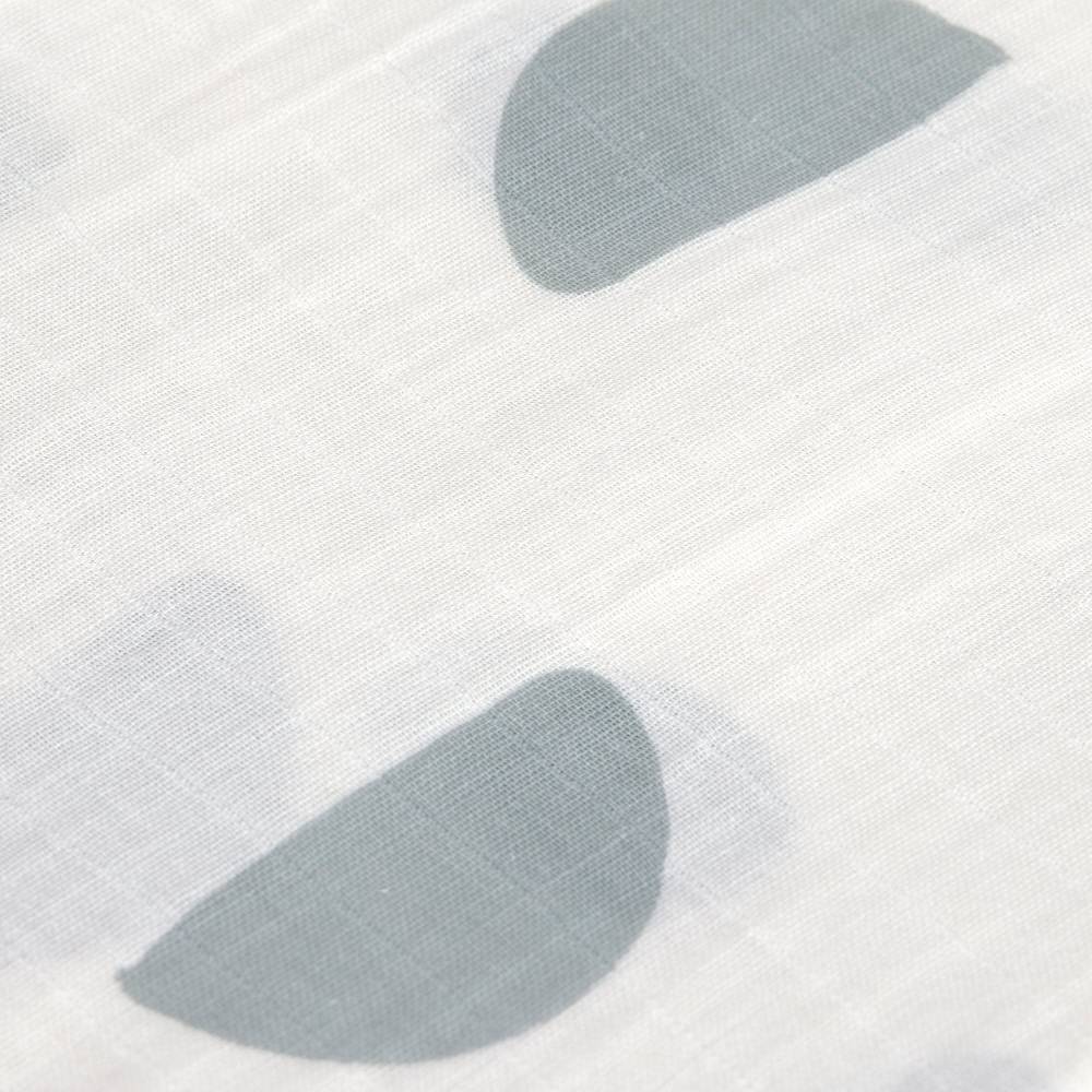 Lässig Mulltücher 3er Set 85 x 85 cm - Strokes, Silbergrau Heißer Verkauf