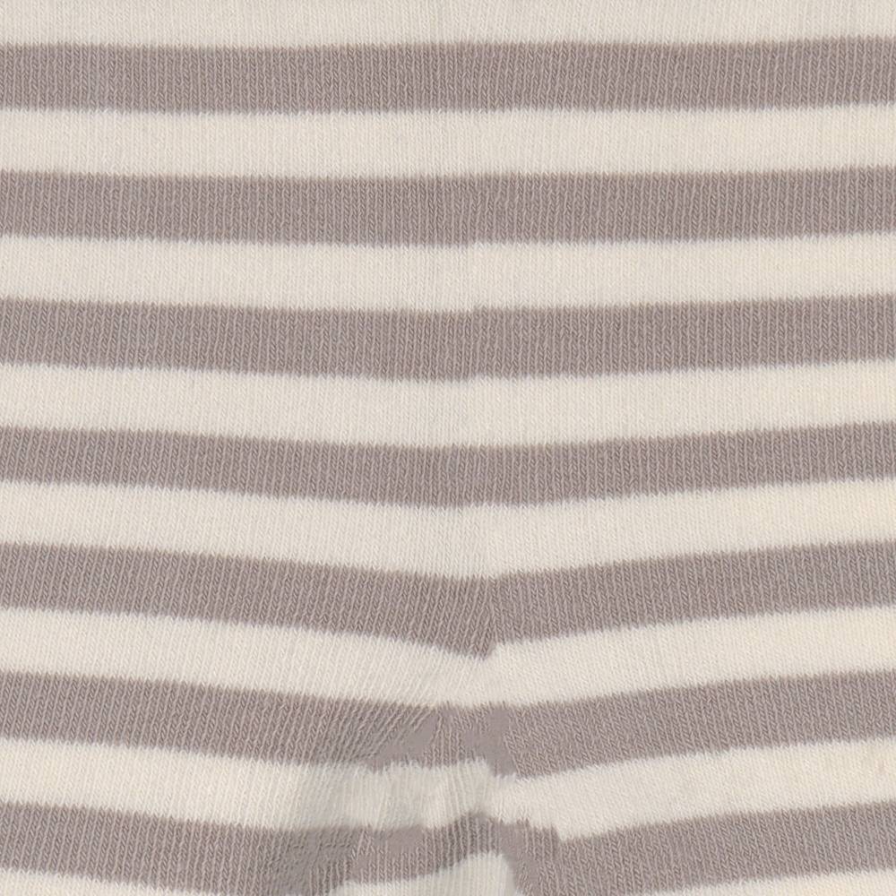 Lässig Strumpfhose GOTS - Tights, Streifen Taupe Weiß Zeitlich begrenztes Angebot