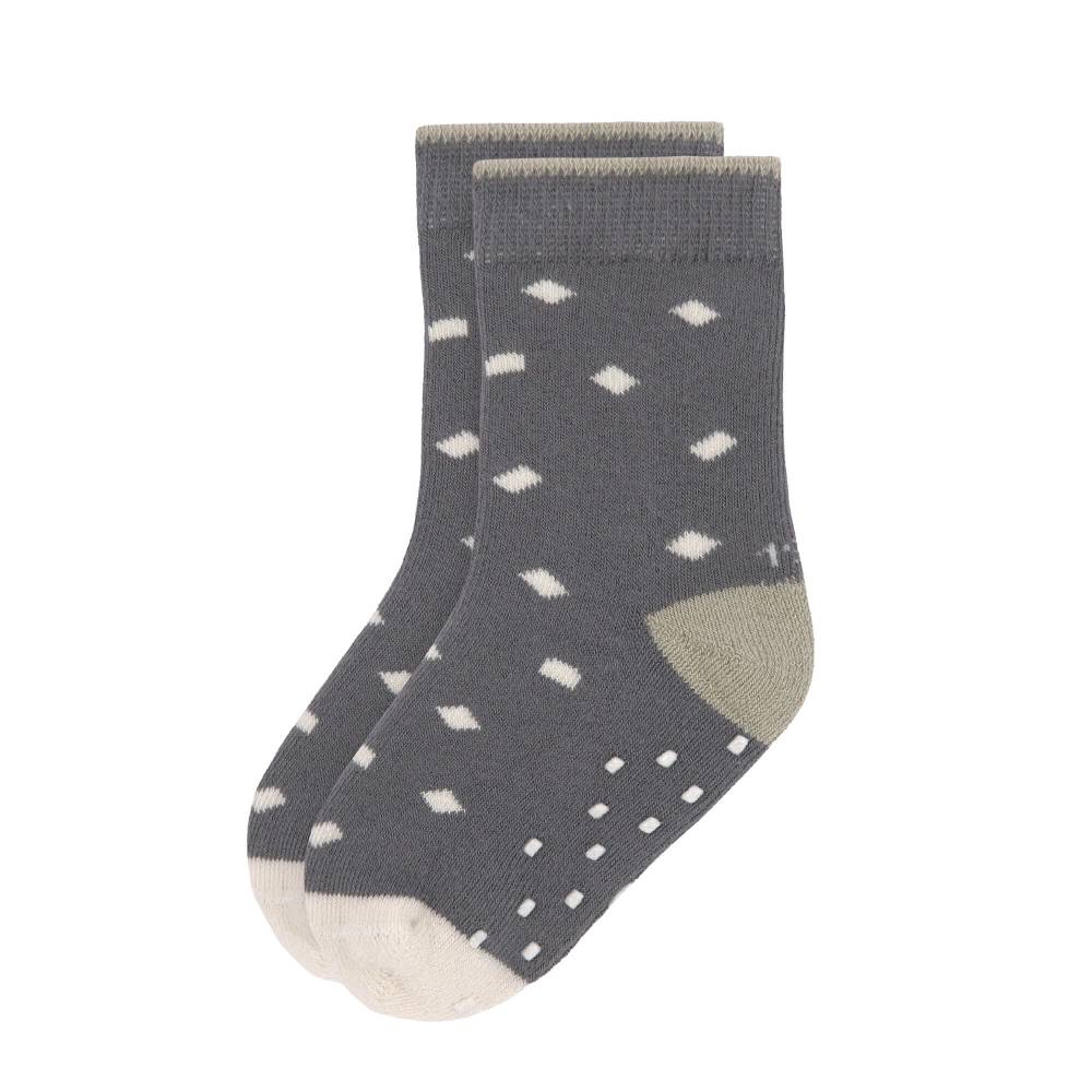 Lässig Kinder Antirutsch-Socken (2er-Set), Anthrazit Oliv Große Rabatte
