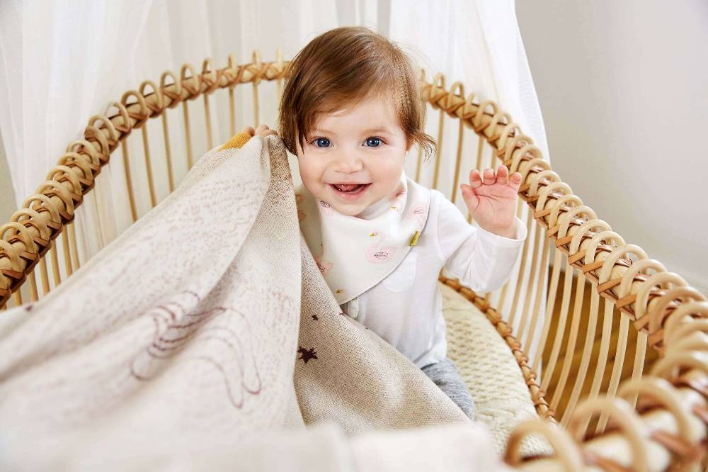 Lässig Dreieckstuch Baby - Bandana, Little Water Swan Kauf eins, bekomm eins gratis