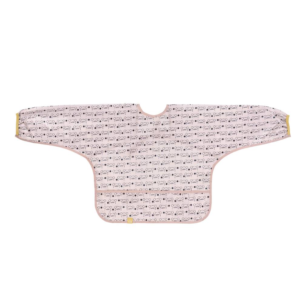 Lässig Ärmellätzchen - Bib Long Sleeve, Little Chums Mouse