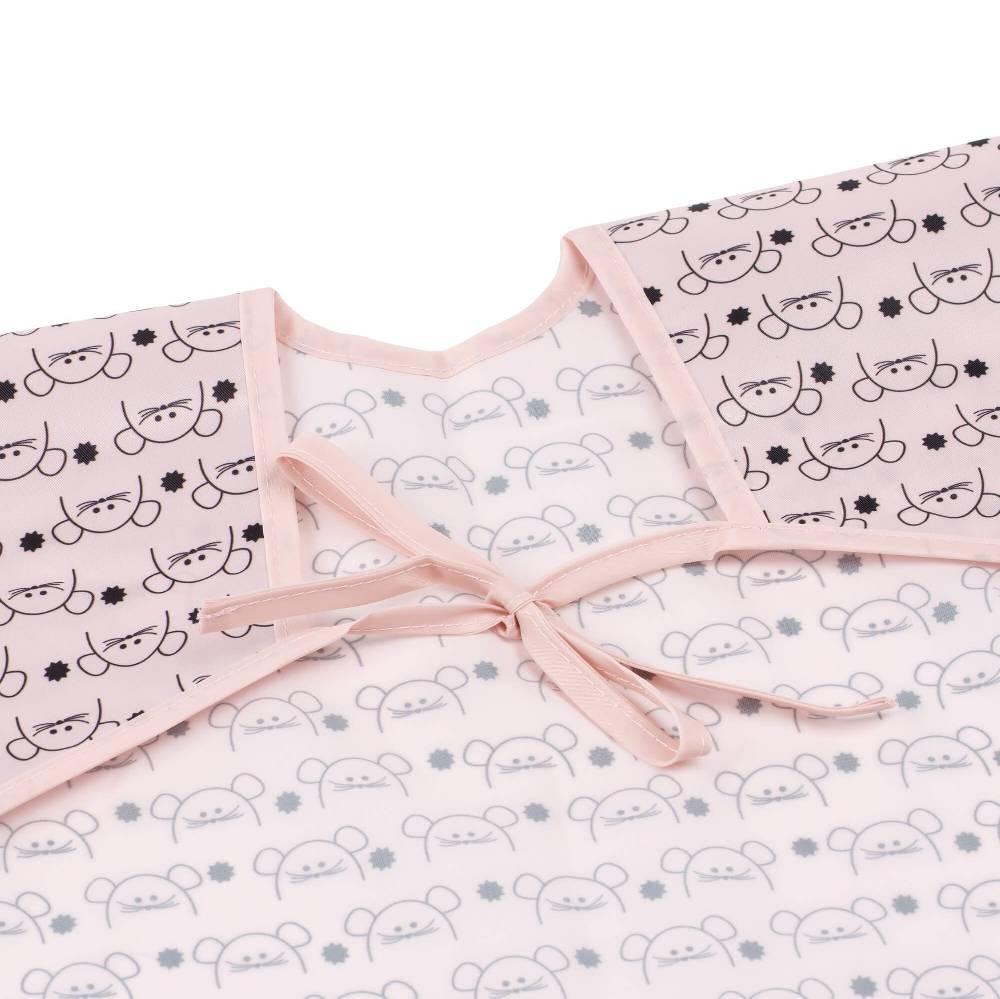 Lässig Ärmellätzchen - Bib Long Sleeve, Little Chums Mouse Letzte 3 Tage