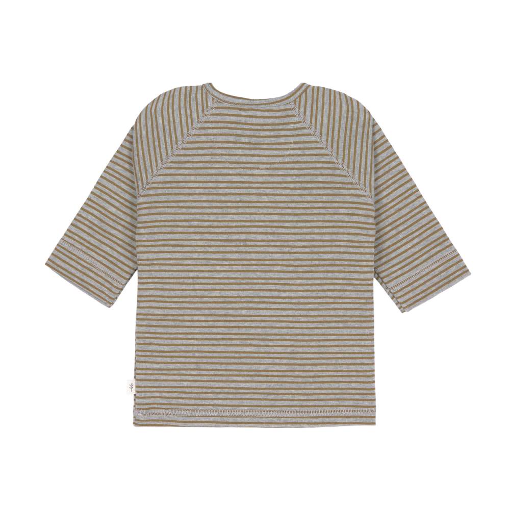 Lässig Baby Wickelshirt - Bio Baumwolle, Striped, Grau Mélange JETZT KAUFEN