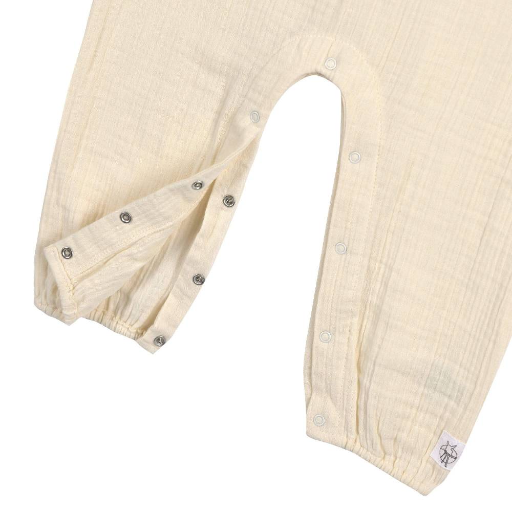 Lässig Musselin Jumpsuit - Bio Baumwolle, Hellgelb Letzte 2 Tage