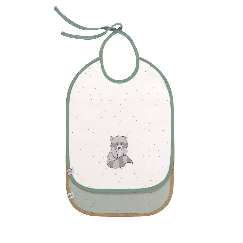 Lässig Lätzchen (2 Stk) - Bib medium, About Friends Waschbär