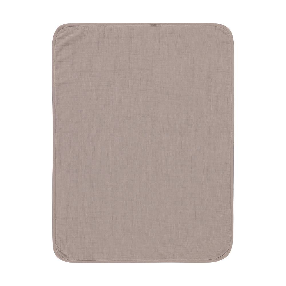 Lässig Babydecke - Bio Baumwolle, Blocks Taupe, Grau Zeitbegrenzte Promotion