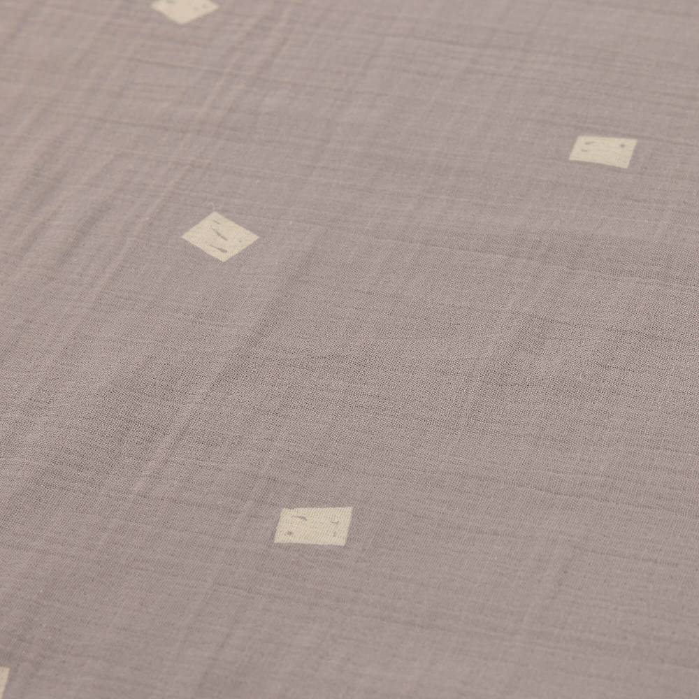 Lässig Babydecke - Bio Baumwolle, Blocks Taupe, Grau Zeitbegrenzte Promotion