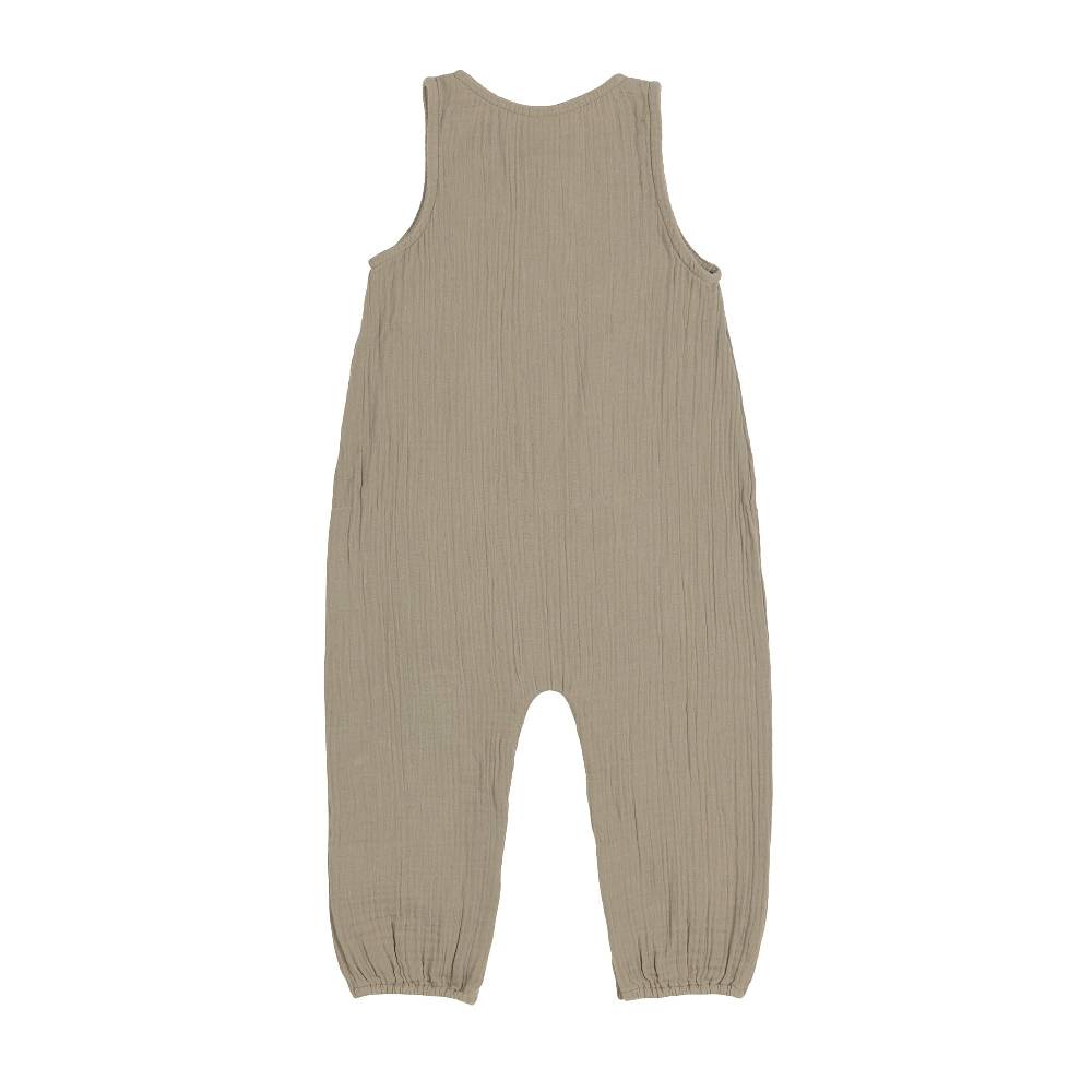 Lässig Baby Jumpsuit - Bio Baumwolle, Oliv Nur für heute