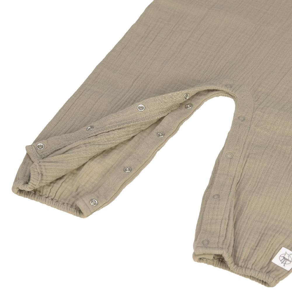 Lässig Baby Jumpsuit - Bio Baumwolle, Oliv Nur für heute