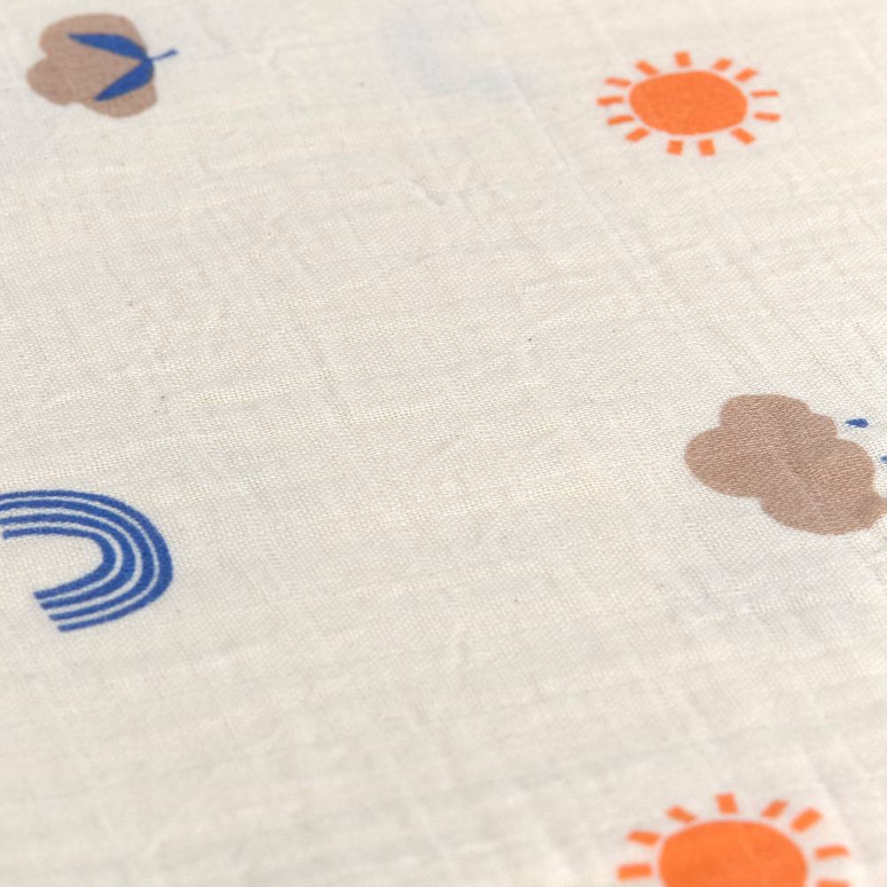 Lässig Mulltücher 2er Set M - Nature, Beige Sonderangebot der Fabrik