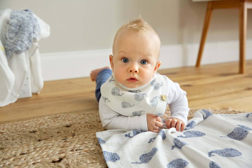 Lässig Dreieckstuch Baby - Bandana, Little Water Whale Riesige Rabatte