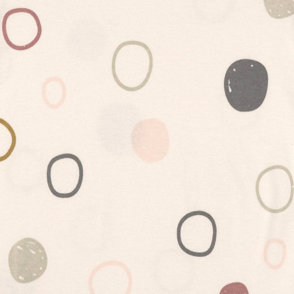 Lässig Baby Langarmshirts - Bio Baumwolle, Circles, Weiß Black Friday Preise