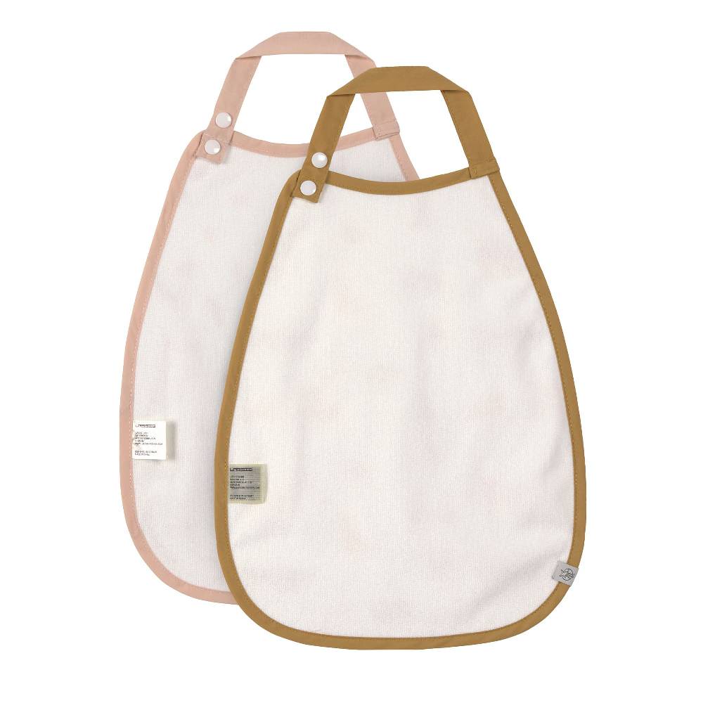 Lässig Baby Lätzchen Extra Groß (2 Stk), Little Mateys Spicy Orange Fabrikverkauf