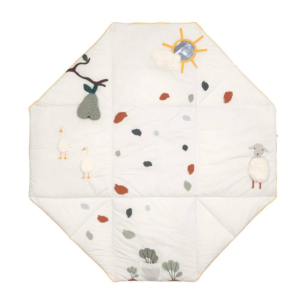 Lässig Spieldecke Baby - Activity Toy Blanket, Tiny Farmer