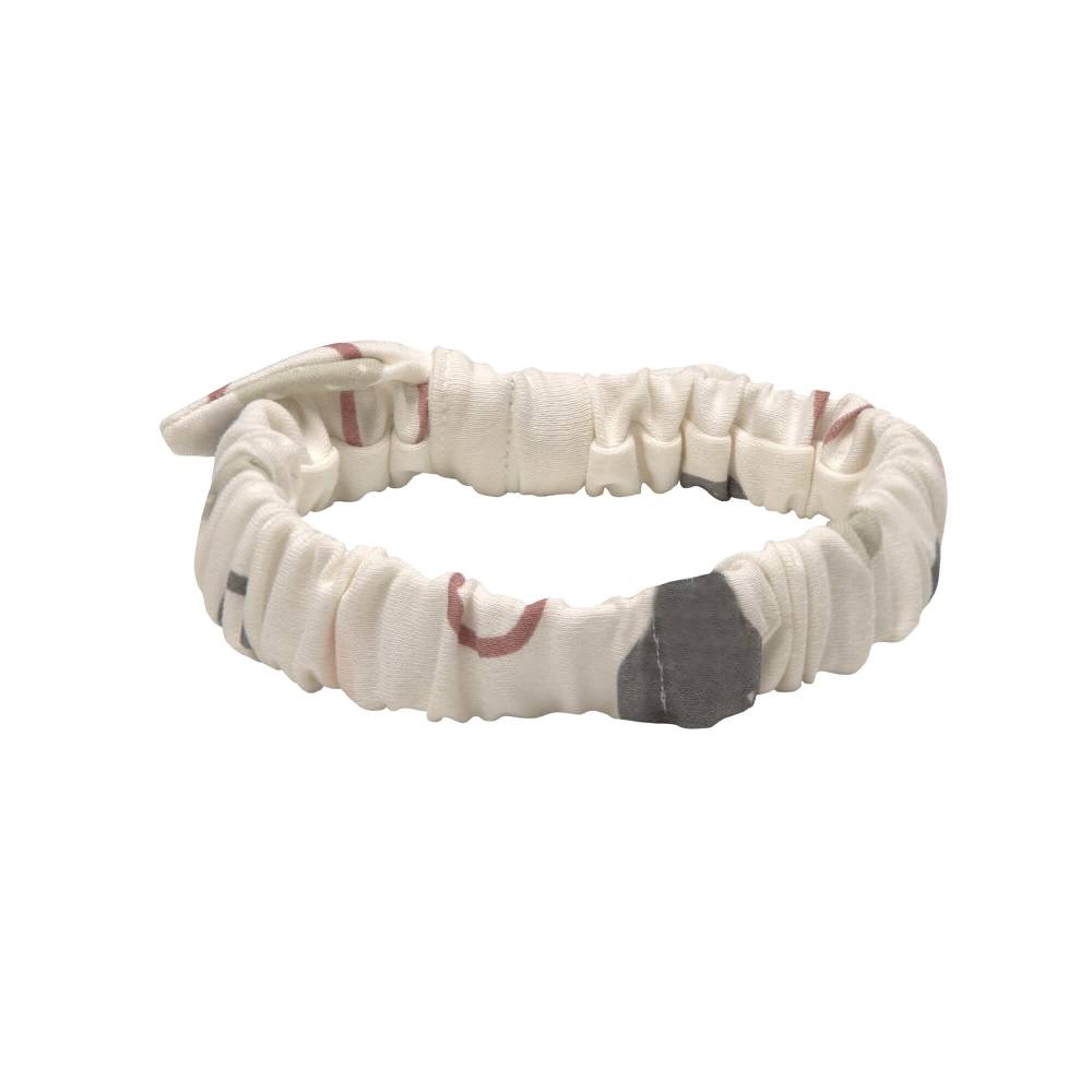 Lässig Stirnband Baby - Bio Baumwolle, Kreise, Weiß Günstig kaufen