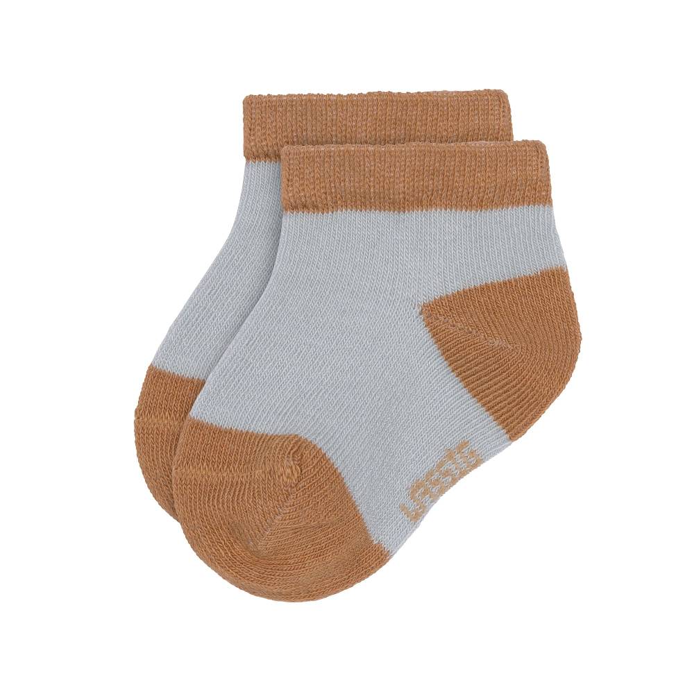 Lässig Kinder Sneaker Socken (3er-Set), Hellblau Karamell Exklusivangebot