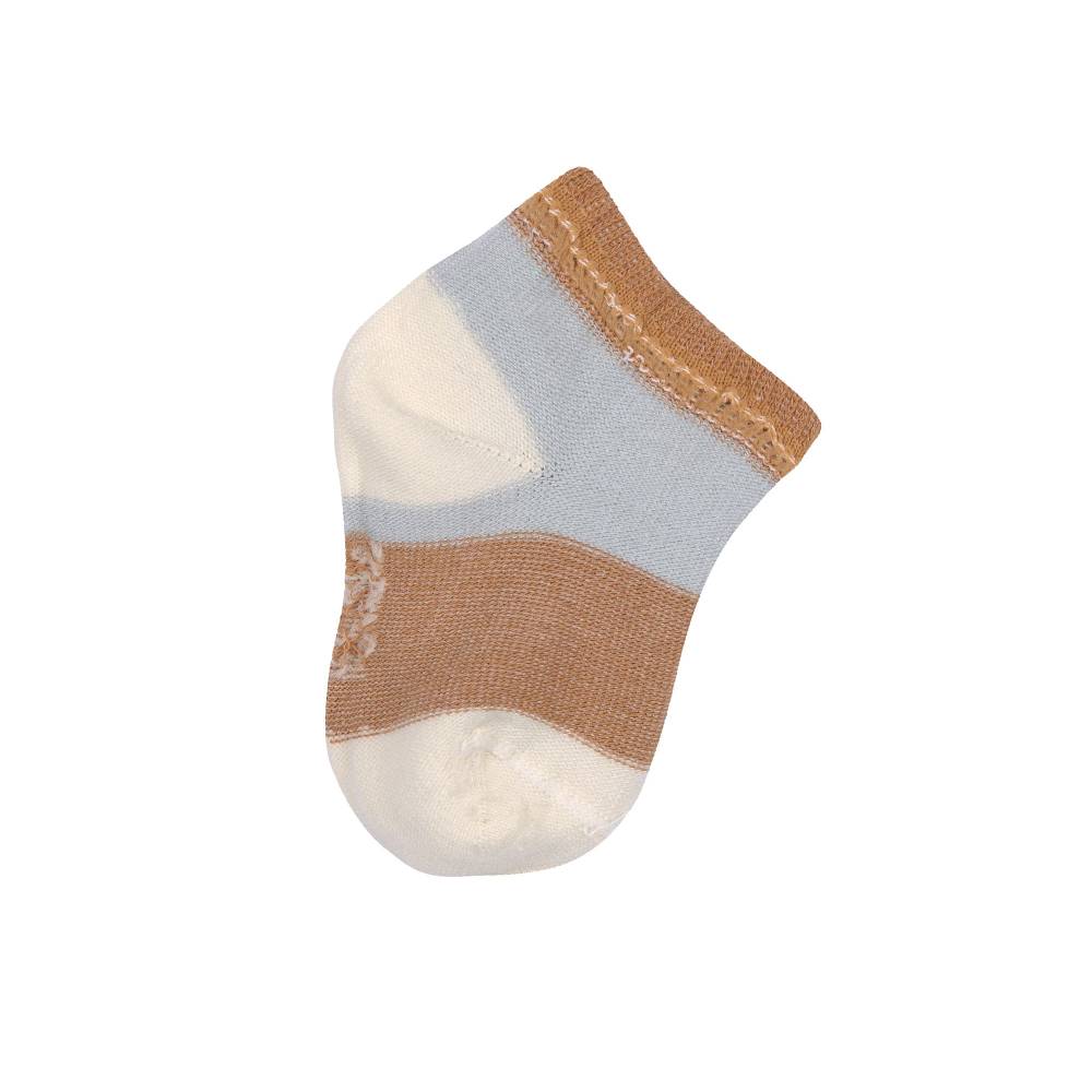 Lässig Kinder Sneaker Socken (3er-Set), Hellblau Karamell Exklusivangebot