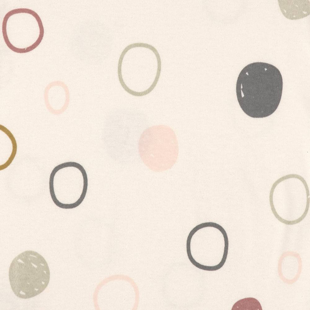 Lässig Baby Schlafanzug - Bio Baumwolle, Circles, Weiß Cyber Monday