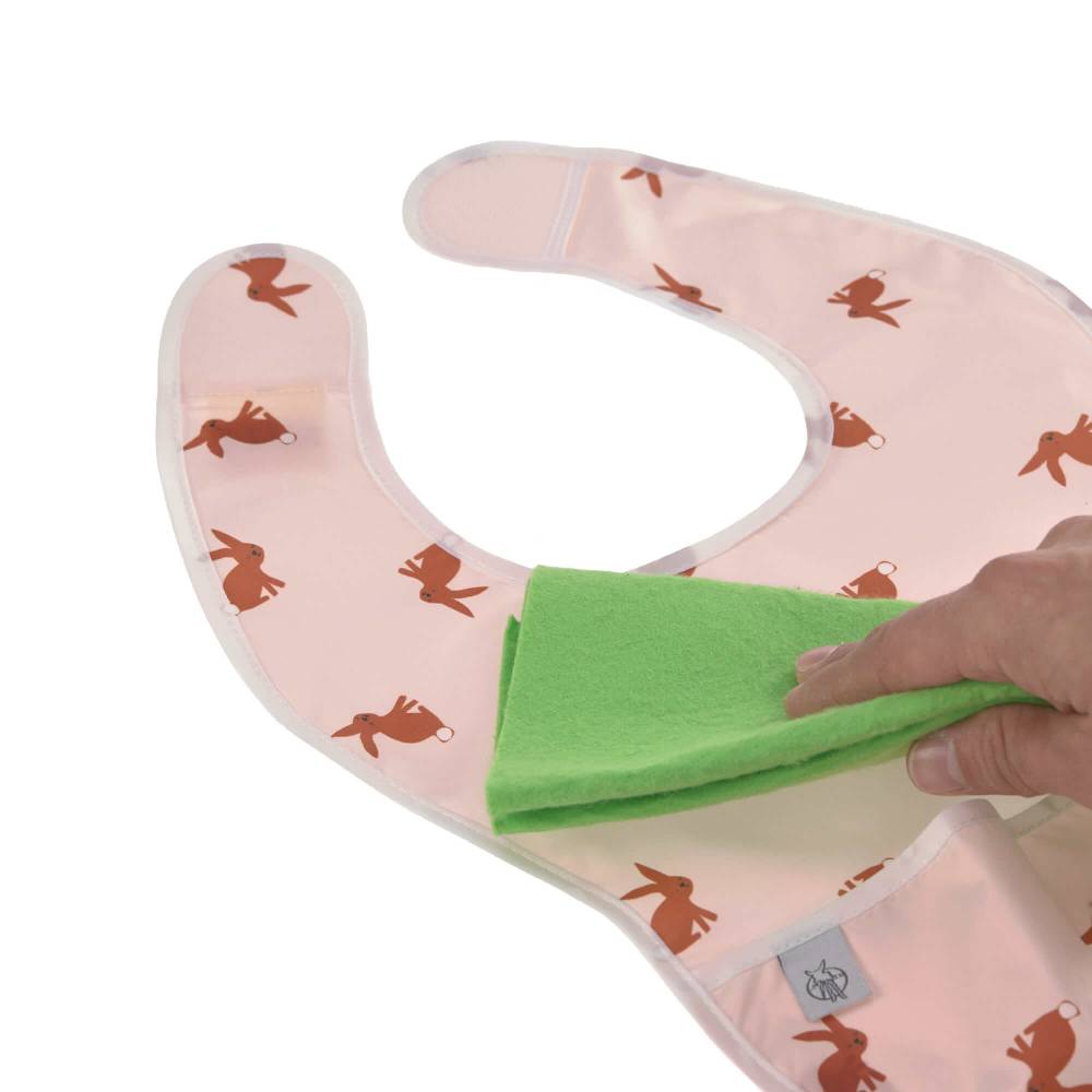 Lässig Lätzchen mit Auffangtasche (2 Stk) - Little Forest, Hase (6 bis 24 Monate) Online Outlet