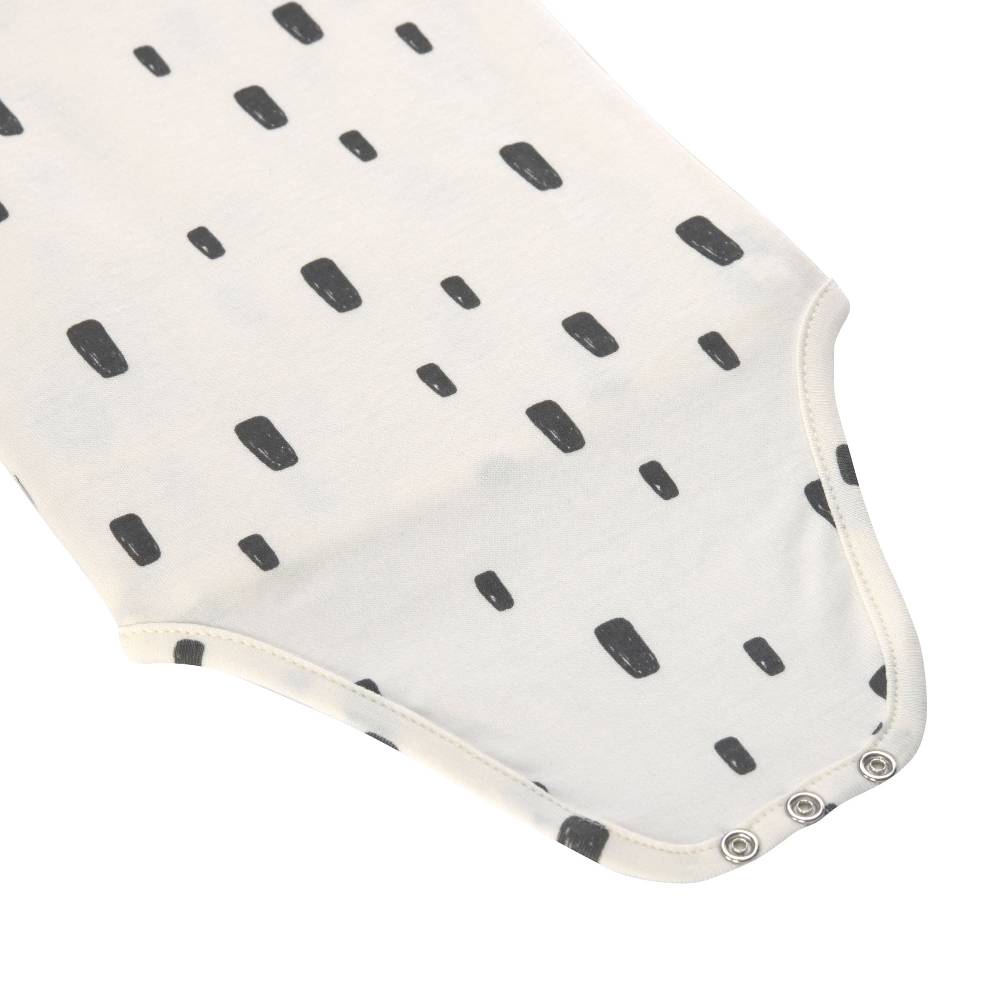 Lässig Baby Wickelbody langarm - Bio Baumwolle, Rechtecke, Weiß Bestseller