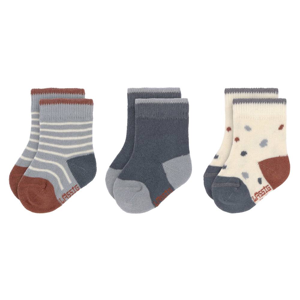 Lässig Kinder Socken (3er-Set), Tiny Farmer Blau