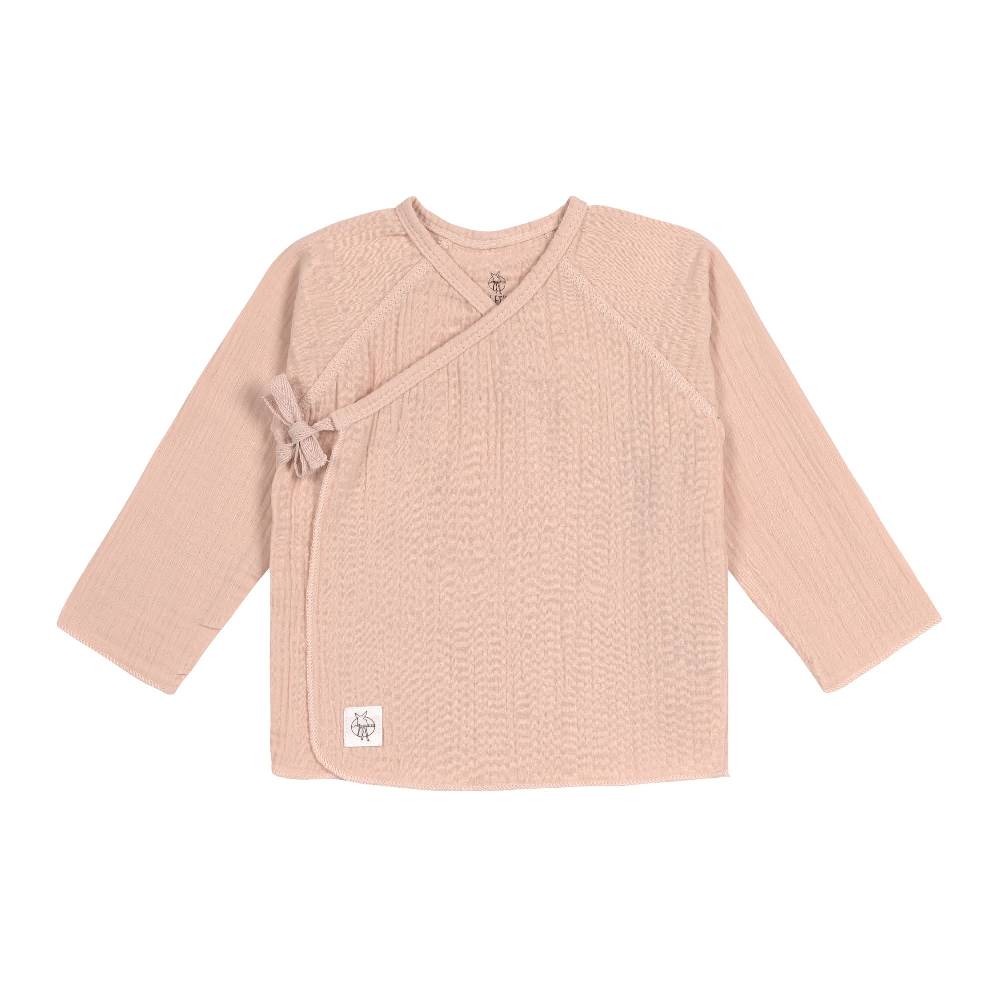 Lässig Baby Wickelshirt - Bio Baumwolle, Rosa
