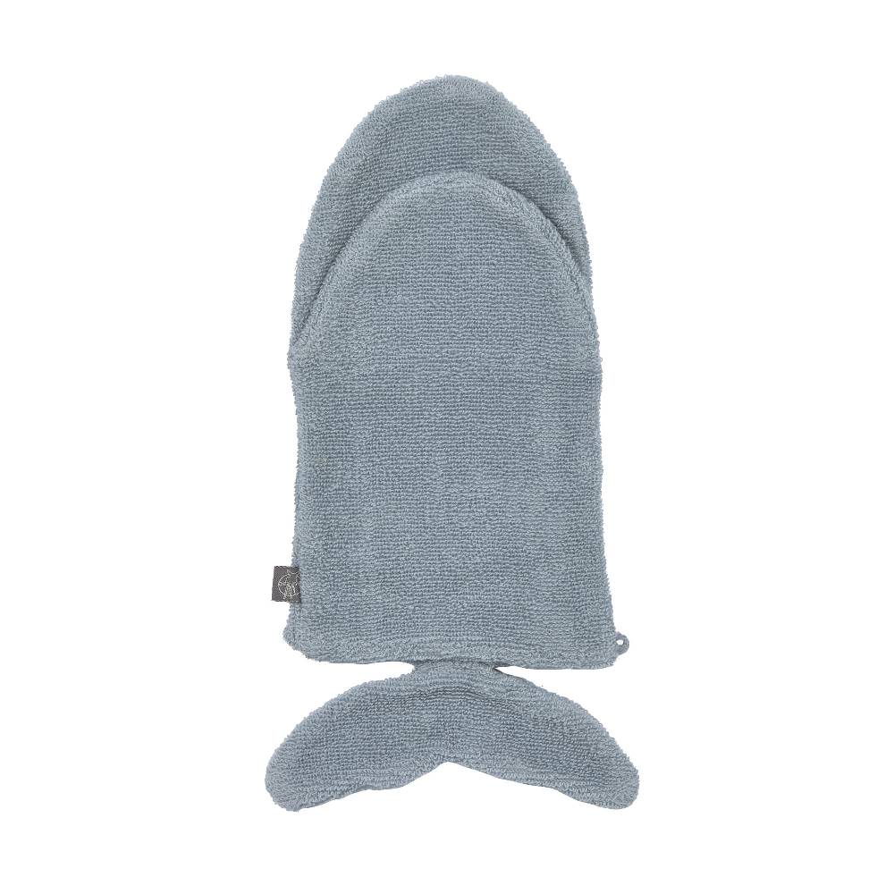 Lässig Spiel-Waschhandschuh GOTS, Wal Blau Begrenzte Freigabe