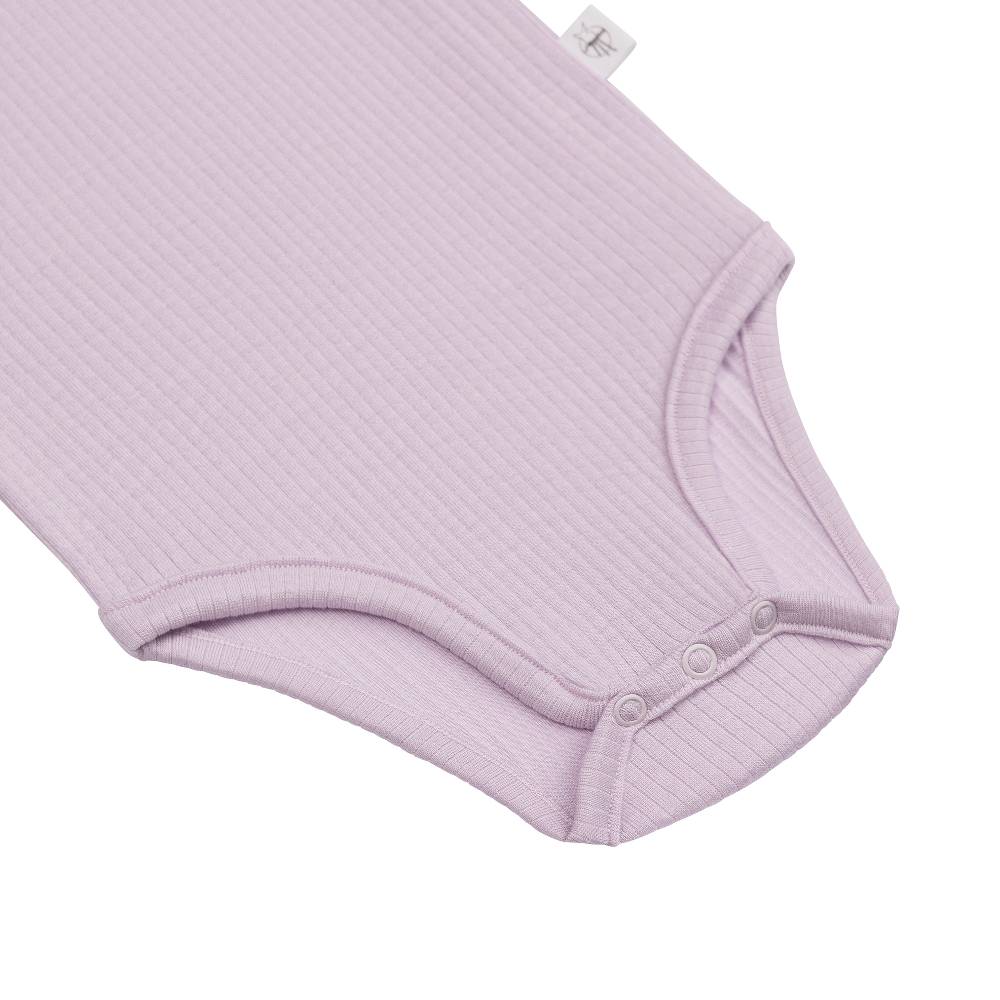 Lässig Baby Body Kurzarm - gerippt, Lila JETZT KAUFEN