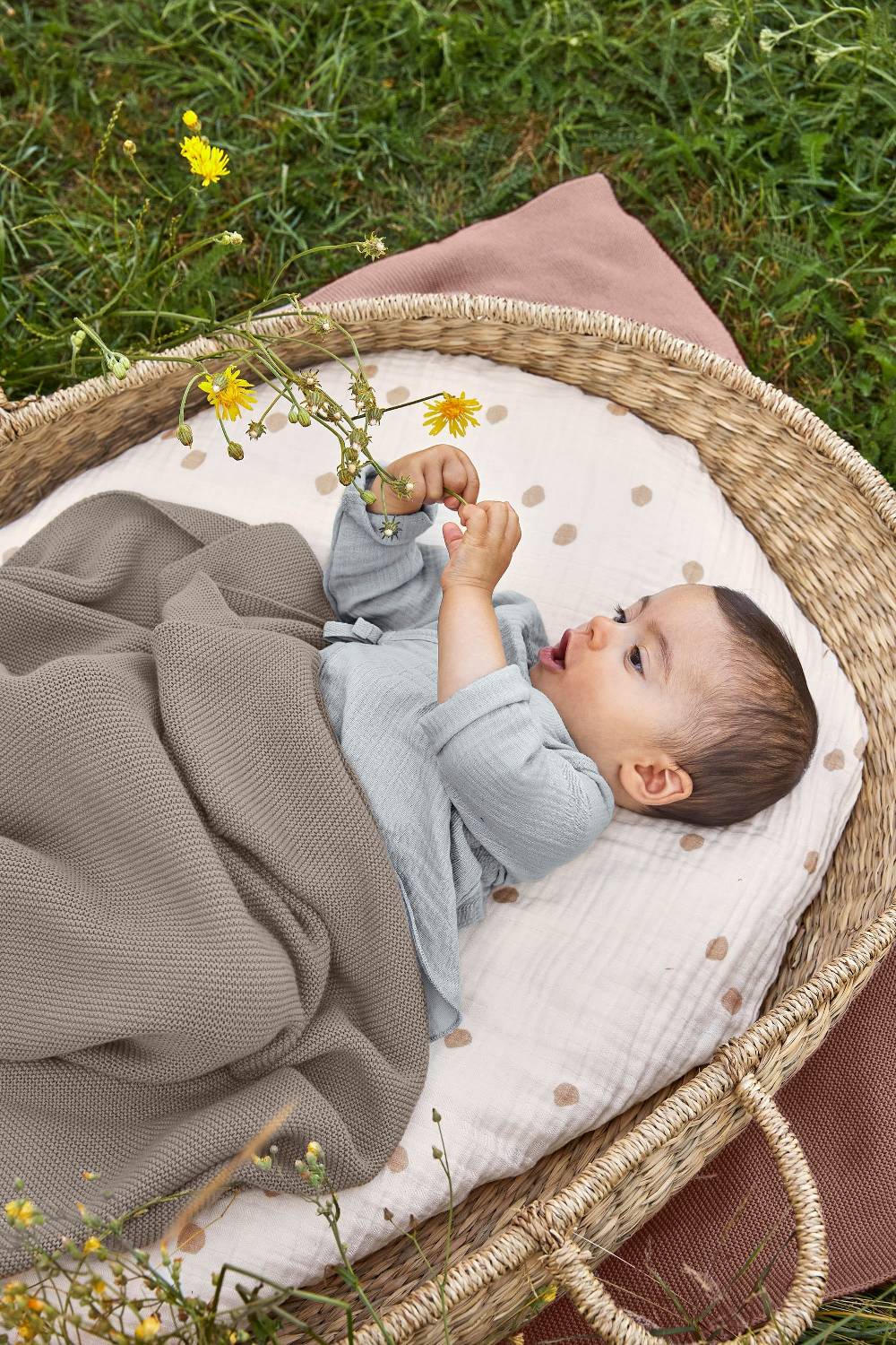 Lässig Mulltücher 3er Set 85 x 85 cm - Little Mateys, Royal Blau Nur noch ein Tag übrig