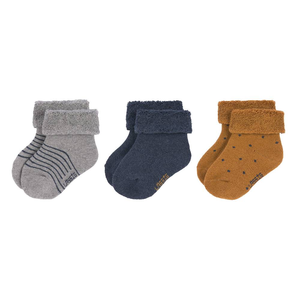 Lässig Babysocken (3er-Set), Blau
